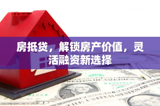 渭城房抵贷，解锁房产价值，灵活融资新选择