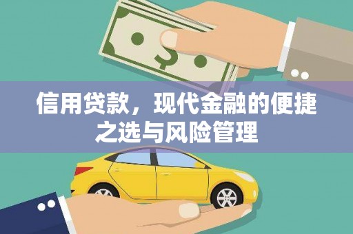 渭城信用贷款，现代金融的便捷之选与风险管理