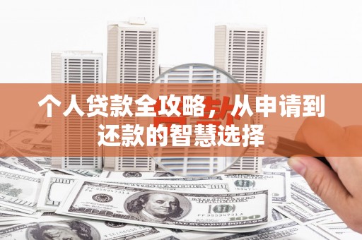 渭城个人贷款全攻略，从申请到还款的智慧选择