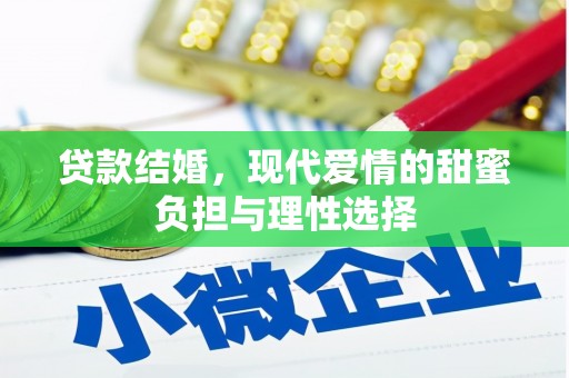 渭城贷款结婚，现代爱情的甜蜜负担与理性选择