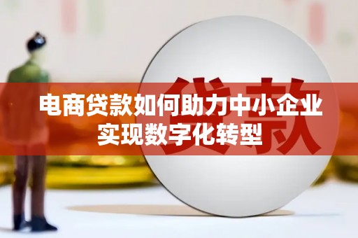 渭城电商贷款如何助力中小企业实现数字化转型