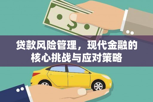 渭城贷款风险管理，现代金融的核心挑战与应对策略