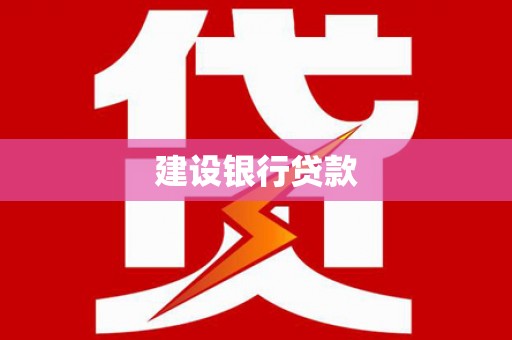 渭城建设银行贷款