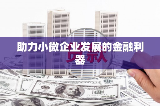 渭城助力小微企业发展的金融利器