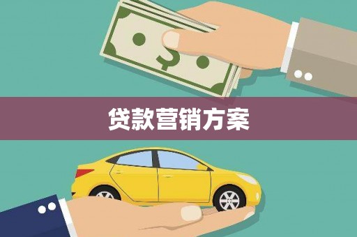 渭城贷款营销方案