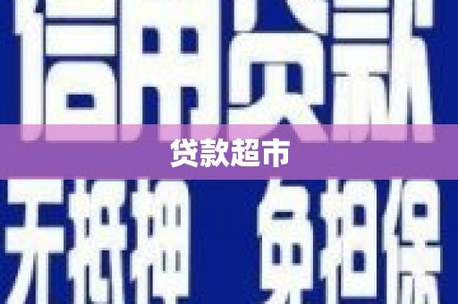 渭城贷款超市