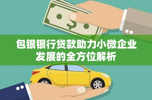 渭城包银银行贷款助力小微企业发展的全方位解析