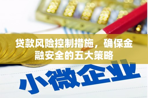 渭城贷款风险控制措施，确保金融安全的五大策略