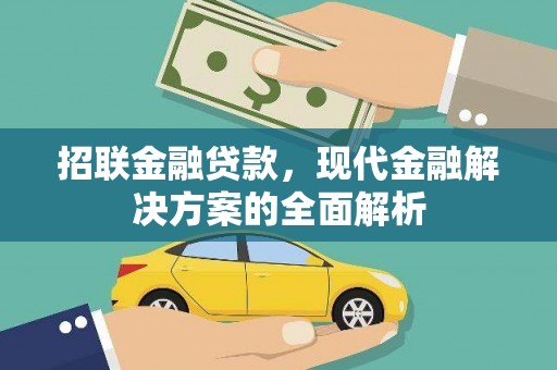 渭城招联金融贷款，现代金融解决方案的全面解析