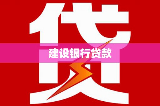 渭城建设银行贷款