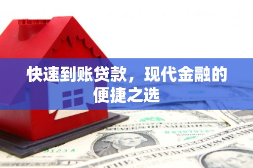 渭城快速到账贷款，现代金融的便捷之选
